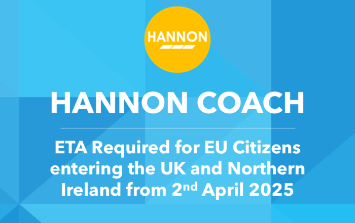 HANNON Announcement on Blue Background