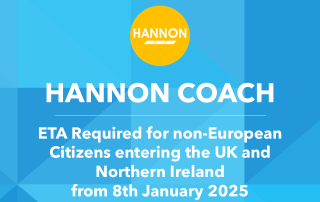 HANNON Announcement on Blue Background